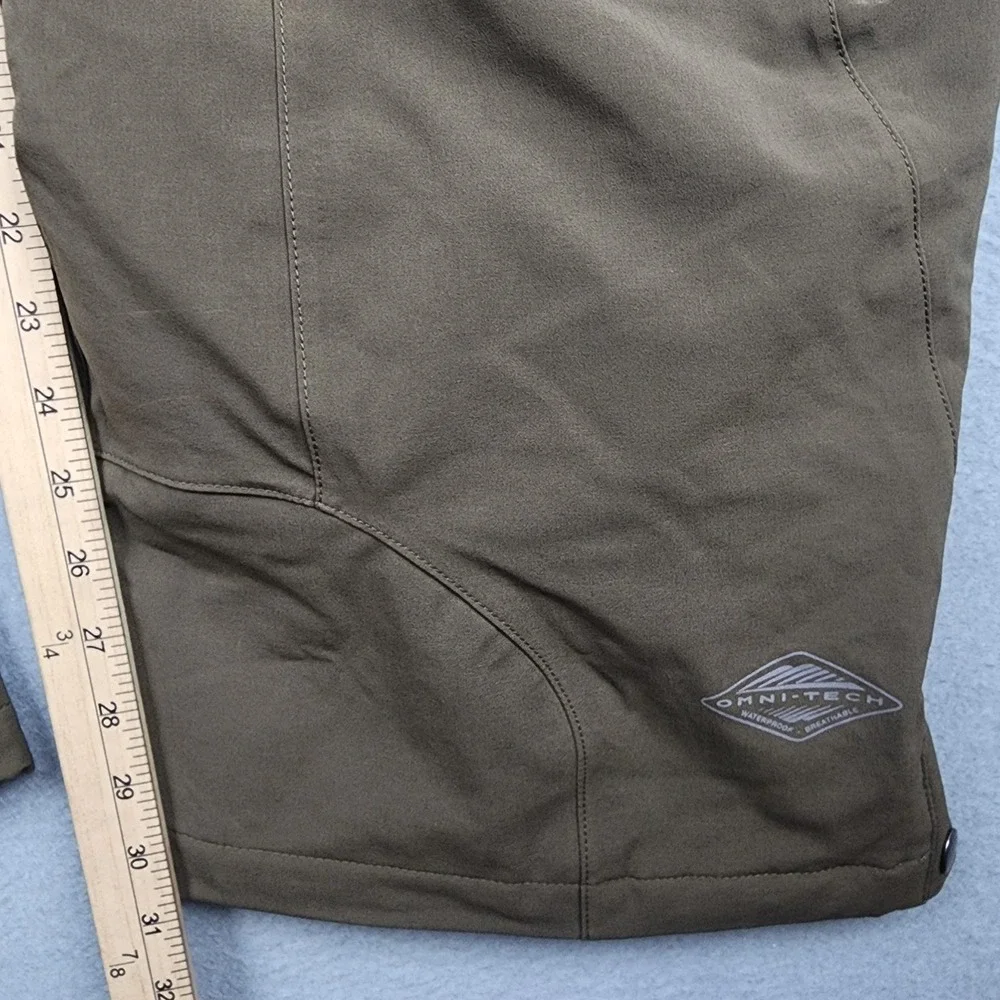 Columbia Snow Pants Mens Large 36x31 Brown Titanium Omni-Tech Waterproof Ski